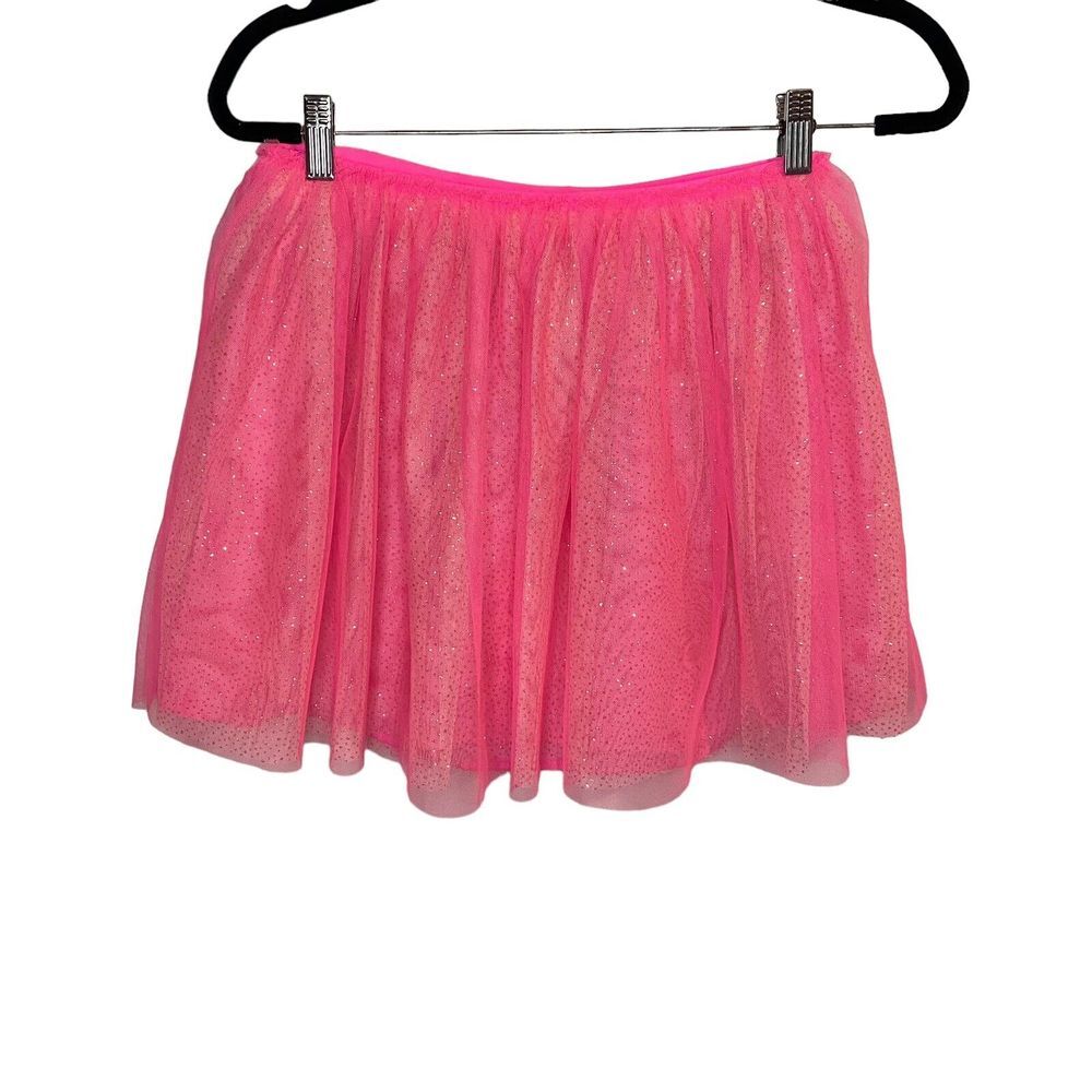 CAT & JACK Pink Size X-Large 14/16 Girl Metallic Shimmer Tutu Skirt Dress up New